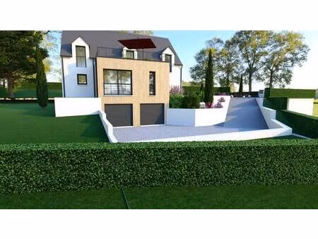 terrain avec maison neuve à vendre