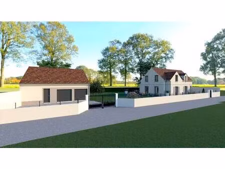 terrain avec maison neuve à vendre