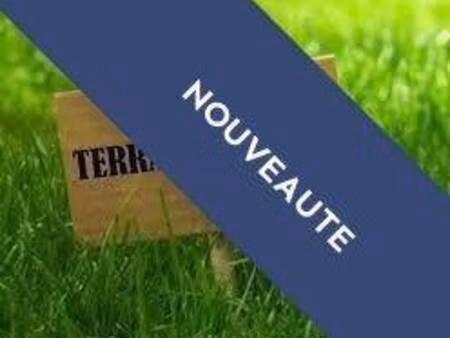 terrain constructible à vendre