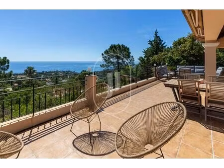 villa avec vue mer panoramique à vendre aux issambres