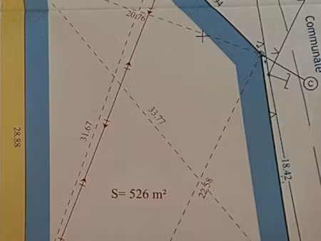 vente terrain 526 m² à guipry (35480)  33 990 €