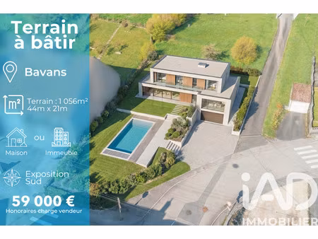 vente terrain 1056 m² à bavans (25550)  59 000 €