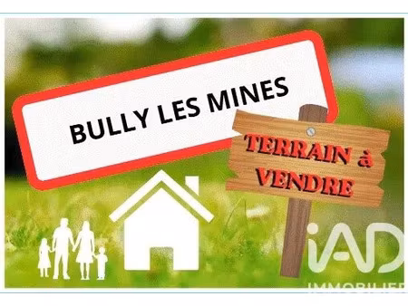 vente terrain 424 m² à bully-les-mines (62160)  60 000 €