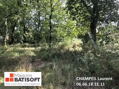 vente terrain 708 m² salles (33770)