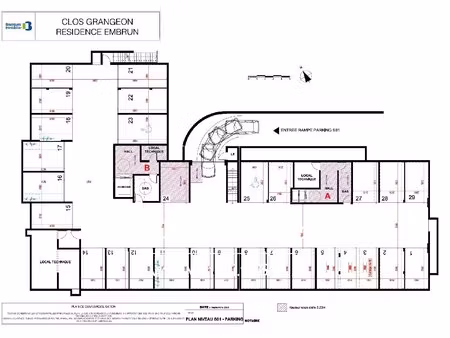 référence : 6811-ebo - parking en sous sol d'une résidence neuve embrun