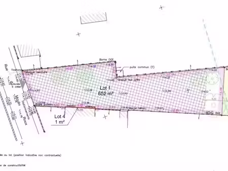 vente terrain 652 m² à le châtelet-en-brie (77820)  94 000 €