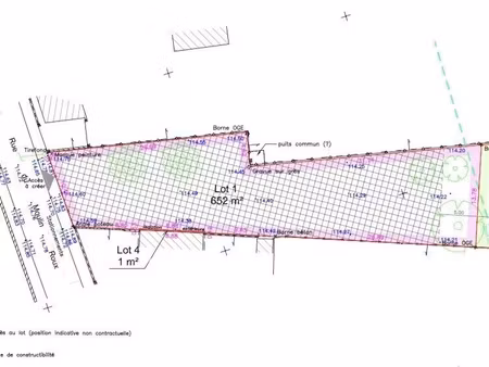vente terrain 652 m² à le châtelet-en-brie (77820)  99 000 €