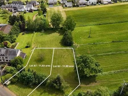à vendre - terrain de 11 83 ares à sélange - lot a1