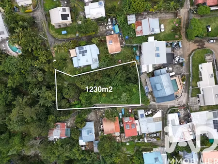 vente terrain 1230 m² à le tampon (97430)  139 500 €