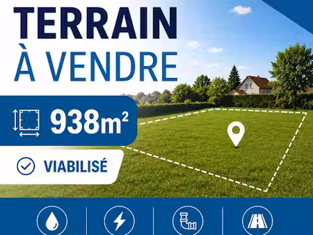 vente terrain 938 m² à camarsac (33750)  137 000 €