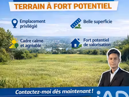 vente terrain 722 m² à le guillaume (97423)  142 000 €