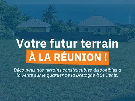 vente terrain 530 m² à saint denis chaudron (97490)  250 000 €