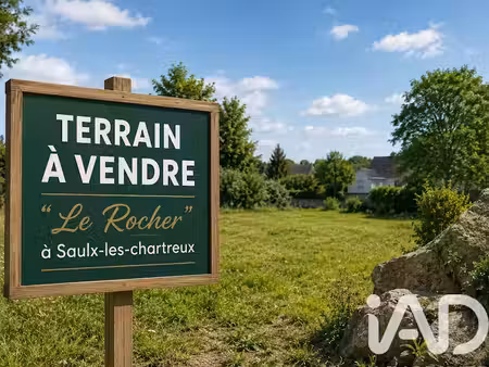 vente terrain 1619 m² à saulx-les-chartreux (91160)  430 000 €