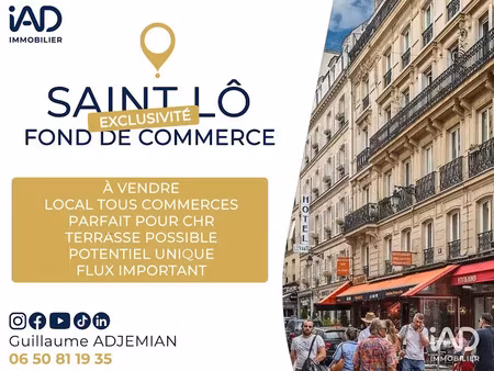 vente locaux professionnels 0 pièces 55 m² à saint-lo (50000)  49 500 €
