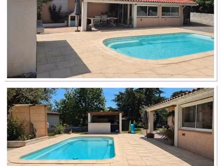 maison 145m² avec piscine et jardin 2100m²