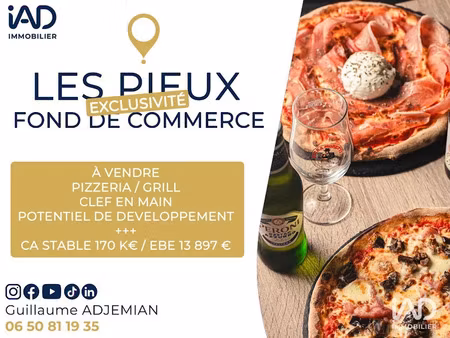 vente locaux professionnels 0 pièces 187 m² à les pieux (50340)  110 000 €