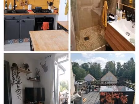 location appartement lumineux avec terrasse sur pilotis