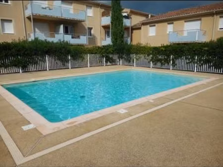 t2 34 m² – résidence sécurisée avec piscine et parking