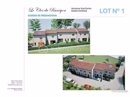 terrain 219 m² fayence