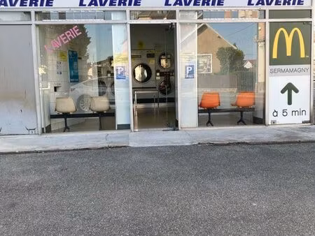 vends fond  commerce  laverie plus mur