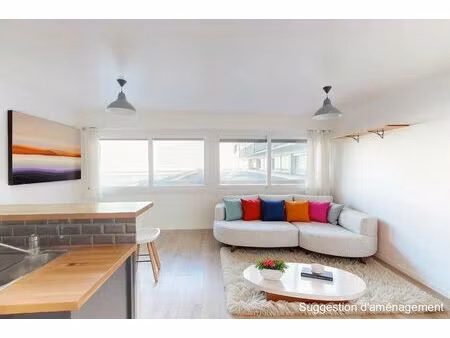vente appartement 2 pièces  45.12m²  paris 10