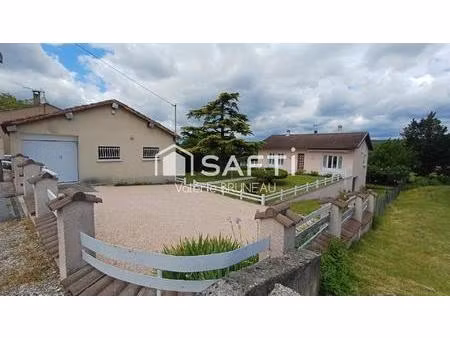 maison familiale 95m2 / 3 chambres avec sous-sol total et garage indépendant
