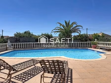 maison 135m² avec garage sur 1300m² de terrain à vidauban (83550)