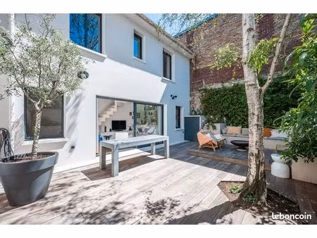 asnières sur seine jolie maison de 150m2 (190 m2 au sol) 4 chambres terrasse sous-sol en p