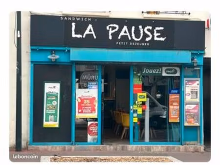 vente fond de commerce snack restauration rapide pmu et fdj