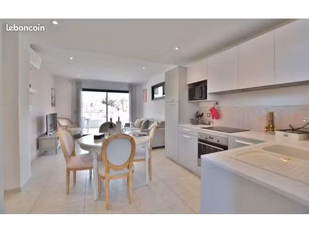 ?idyllique...cocon de 46m² avec terrasse et jardin au calme a 3' des plages et commerces