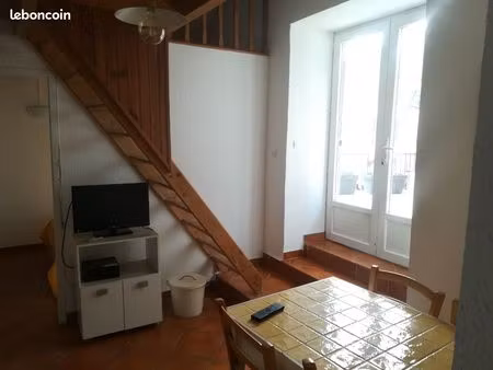 location étudiante à pietranera – t2 cosy avec mezzanine & barbecue