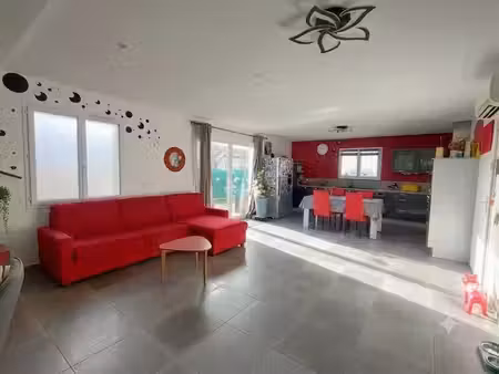 valros - maison 116 m2 environ - adaptée pmr - 6 pièces - 5 chambres dont 3 au...