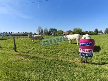 en vente terrain non constructible 1 000 m² – 34 900 € |frévent
