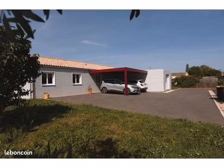 maison de plain-pied contemporaine (2012) – 165 m² – 5 ch – terrain 2000 m² clos – la rond