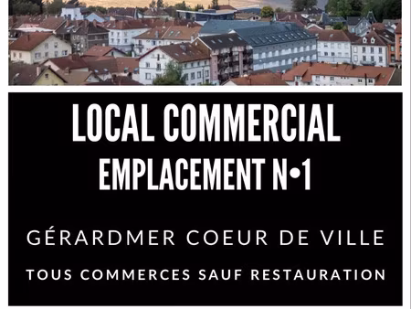 vente commerce 2 pièces 51 m² gérardmer (88400)