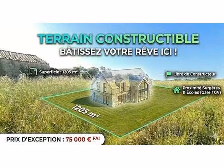 terrain à vendre