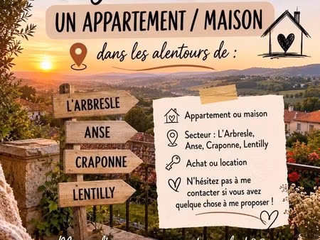 recherche appartement / maison