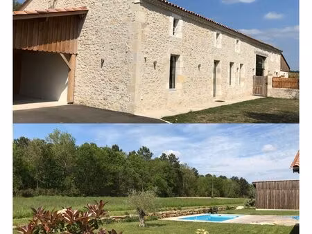 ancienne ferme rénovée – deux maisons indépendantes avec piscines