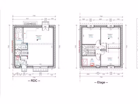 maison vauvert 85 m² t-4 à vendre  256 000 €