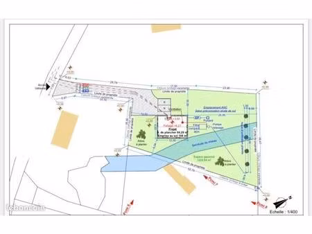 terrain constructible à vendre