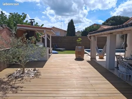 maison 130m2 4 chambres de plain pied avec esprit vacances