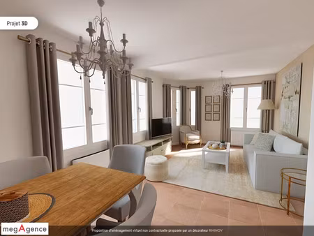 appartement t4 85 m² hypercentre de st lunaire