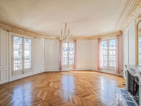 paris viii - ternes - rue de la neva - a louer vide - superbe 8 pieces 5 chambres au 5e et