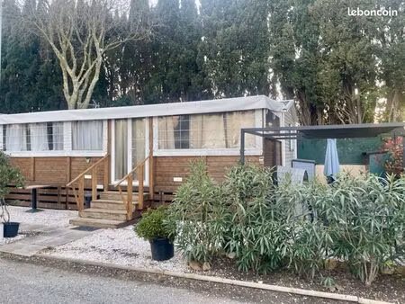 mobil home climatisé 3 chambres proche mer