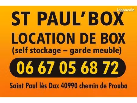 box de stockage