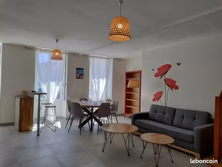 t3 duplex meublé