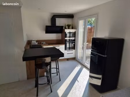 t2 premium meublé avec terrasse/jardin – colomiers centre - gare & airbus à proximit