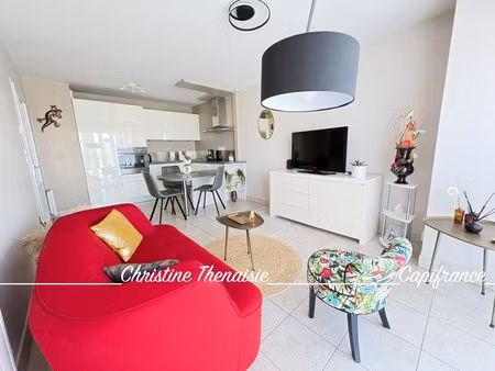 appartement à vendre 2 pièces - quartier gare - résidence de standing avec parking et asce