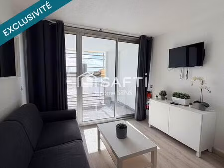 trouville-sur-mer – 2 pièces avec terrasse et vue mer