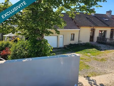 dracy saint loup maison 130 m2 sur deux niveaux avec terrain avec terrain certifié bio